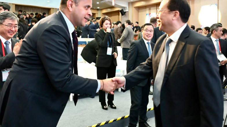 World News | India, China Discuss Boosting Bilateral Ties at SCO Metabolic Diseases Centre Launch in Shanghai