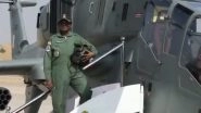 India News | President Droupadi Murmu Takes a Sortie on Light Combat Helicopter Prachand in Jaisalmer