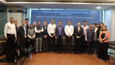Business News | Leading Infrastructure and Logistics Companies Show Strong Interest in HRIDC's Divestment for Haryana Orbital Rail Project