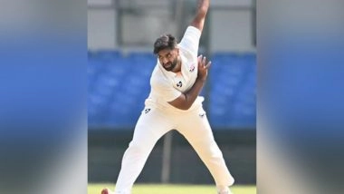 Sports News | Auqib Nabi Bags His 7th Fifer of Ranji Trophy 2026, Becomes Leading Wicket-taker of Ongoing Season