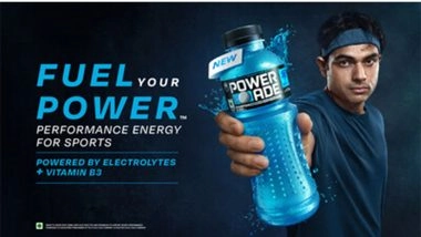 Business News | Powerade Enters India as Official Sports Drink of the ICC Men's T20 World Cup 2026