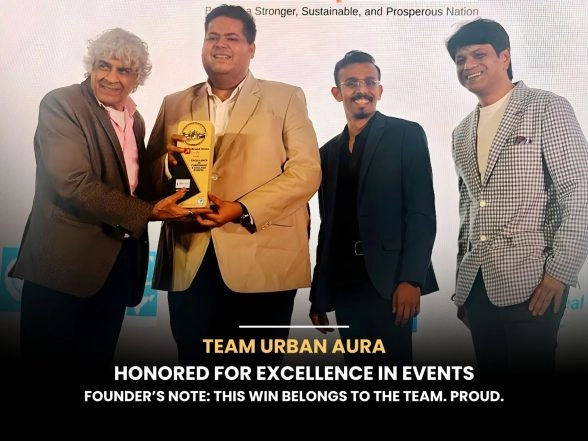 Business News | From Headliners to High-Impact Production: Urban Aura Bags Excellence Award in Corporate and College Events