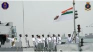 India News | INS Anjadip Commissioned into Indian Navy at Chennai Port