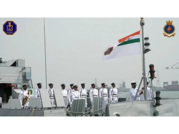 India News | INS Anjadip Commissioned into Indian Navy at Chennai Port