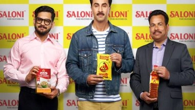 Business News | Ranbir Kapoor Becomes the Face of SALONI Mustard Oil, SALONI Soya Chunks and STAYFIT Refined Oil and Brand Targets 25% Growth with Pan-India Expansion