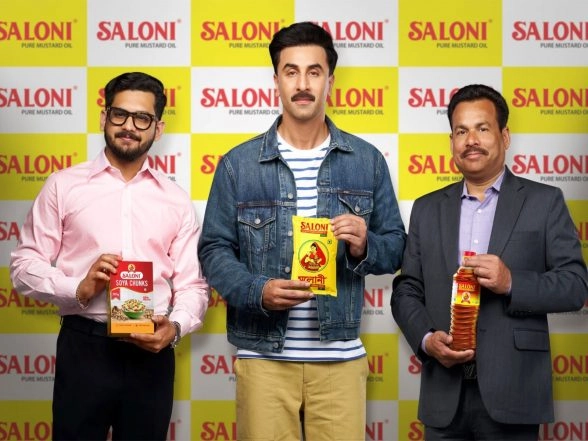 Business News | Ranbir Kapoor Becomes the Face of SALONI Mustard Oil, SALONI Soya Chunks and STAYFIT Refined Oil and Brand Targets 25% Growth with Pan-India Expansion
