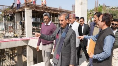 India News | Himachal CM Inspects Under-construction Jaskot Heliport, Hamirpur Bus Stand