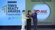 Business News | Asian Granito India Limited Honoured as Best Integrated Home and Surface Solutions Brand at Times Realty Awards Gujarat 2026