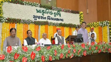 India News | Gujarat: Governor Acharya Devvrat Advocates Natural Farming to Save Water, Land, and Human Health