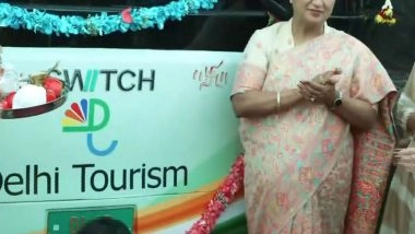 India News | Delhi CM Rekha Gupta Launches Double-decker Bus Service in National Capital
