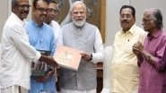India News | Eminent Malayali Litterateurs Meet PM Modi, Express Gratitude for Renaming Kerala to Keralam