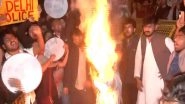 India News | JNU Students Burn Effigy of Vice Chancellor over Casteist , Racist Remarks