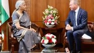 World News | FM Nirmala Sitharaman Meets Luxembourg Finance Minister in New Delhi