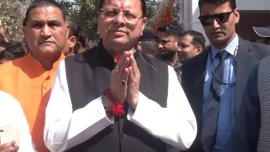 India News | Haldwani: Uttarakhand CM Inaugurates Development Projects, Flags off National HPV Vaccination Drive