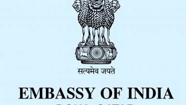 World News | Indian Embassy in Qatar Issues 24/7 Helpline Number in Wake of Developing Regional Situation