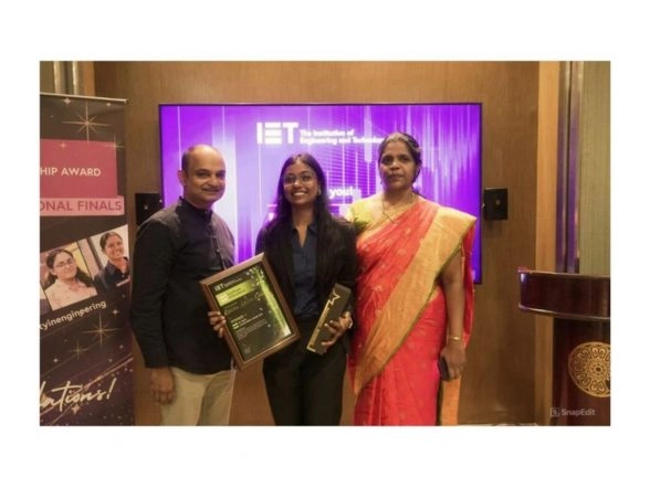 Business News | Chennai Engineering Student Wins IET Scholarship for Solar-Powered Health Screening Kiosk