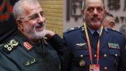 World News | Iranian Defence Minister, Guards Commander Killed in Israeli Strikes: Reports