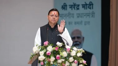 India News | Uttarakhand CM Virtually Participates in HPV Vaccination Campaign Event Against Cervical Cancer