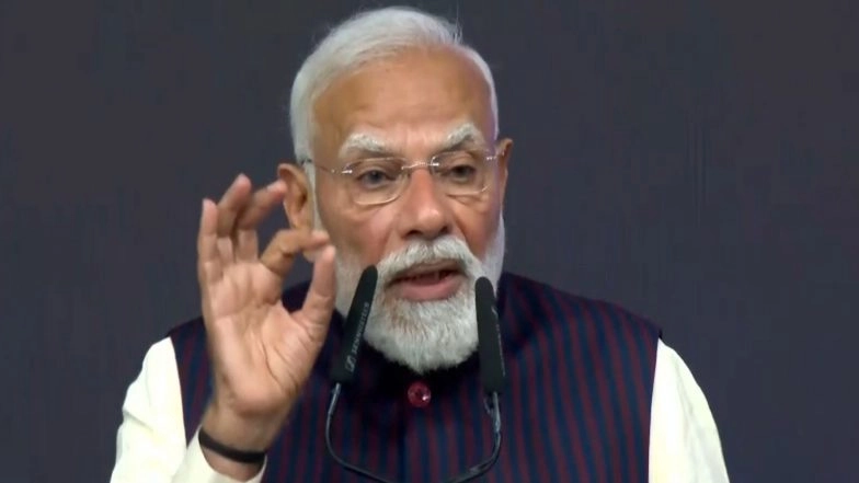 Business News | If Oil Was Regulator of Last Century, Microchips Will Be Regulator of This Century: PM Modi at Inauguration of Micron Facility in Gujarat