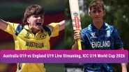 Where to Watch Australia U19 vs England U19 ICC Under-19 Cricket World Cup 2026 Semi-Final in India Where to Watch Australia U19 vs England U19 ICC Under-19 Cricket World Cup 2026 Semi-Final in India
