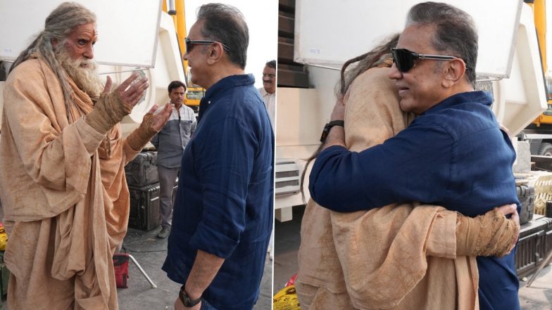 ‘Kalki 2’: Amitabh Bachchan Shares BTS Pictures With Kamal Haasan, Shoot Begins in Hyderabad (See Pics)