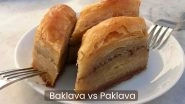 Baklava vs Paklava: A Sweet Distinction