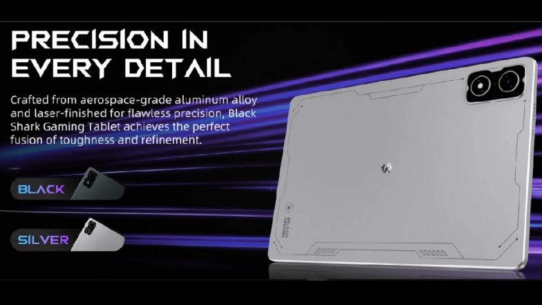 Xiaomi Black Shark Gaming Tablet Unveiled Globally; Features Snapdragon 8s Gen 3, 144Hz Display and Android 16 | 📲 LatestLY
