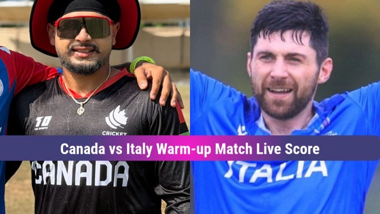 Canada vs Italy Live Score Updates, ICC T20 World Cup 2026 Warm-up Match