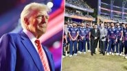 Donald Trump Wishes USA Cricket Team Luck in T20 World Cup 2026, Says &lsquo;America Is Rooting for You!&rsquo;
