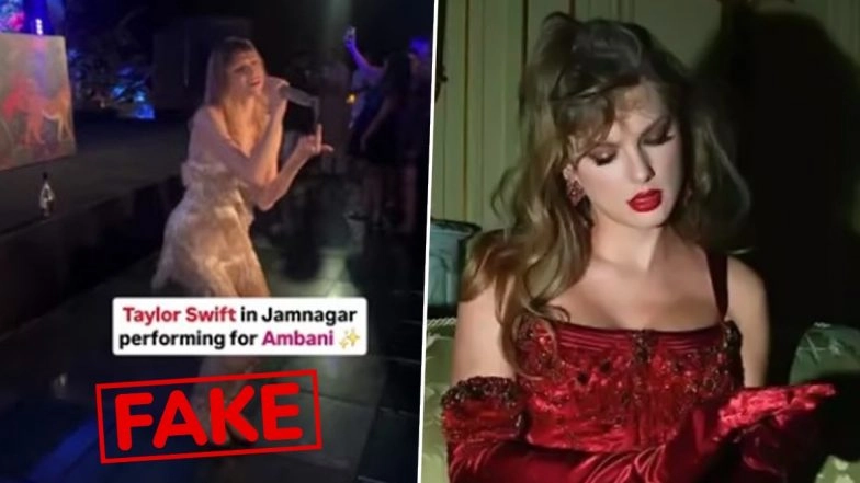 Fact Check: Did Taylor Swift Perform at Ambani Function in Jamnagar, India? Truth Behind Viral Video