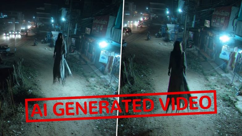 Is the ‘Floating Woman Caught on Camera in Goa’ Video Real or Fake? Viral Reel Is AI-Generated