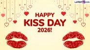 Happy Kiss Day 2026: Greetings, Romantic Quotes and HD Wallpapers To Share