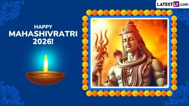 Happy Mahashivratri 2026: Wishes, Messages and Lord Shiva Wallpapers To Share