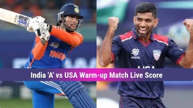 India A vs USA ICC T20 World Cup 2026 Warm-up Match Live Score Updates