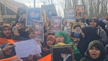 Jammu and Kashmir: Shia Locals Chant ‘Pakistan Murdabad’ During Protest Over Islamabad Mosque Suicide Bombing Attack