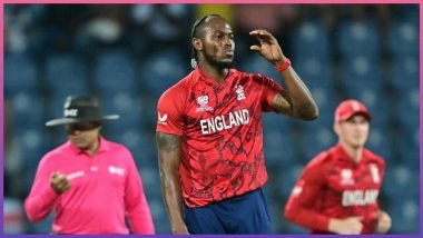 Jofra Archer 'C' Celebration: Know What it Means As England Pacer Dismisses Saim Ayub in ENG vs PAK T20 World Cup 2026