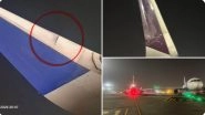 Mumbai Runway Scare: Air India, IndiGo Aircraft in Wing Collision on Ground at Mumbai Airport With Passengers On Board (See Pics)