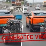 Is the ‘Electric Vehicle Running While Charging Via Generator’ Video Real or Fake? Fact Check Reveals Viral Reel Is AI-Generated