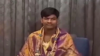 Viral Video of Mallikarjuna Muttava Kissing Minor Girl in Front of Parents Sparks Outrage; Self-Styled Godman Booked Under POCSO