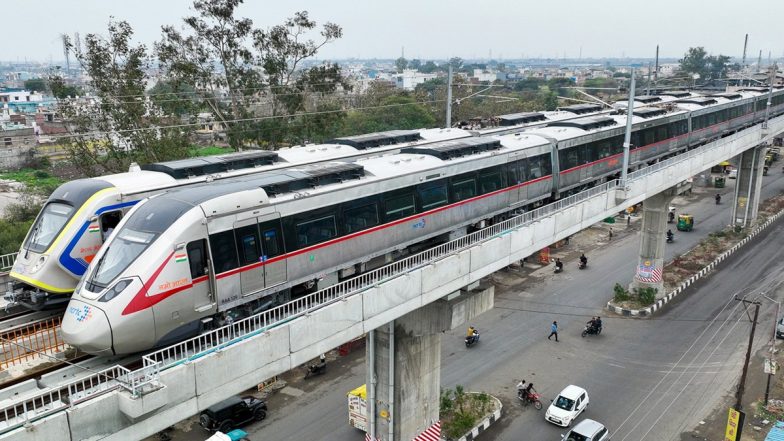 PM Narendra Modi to Visit Meerut Today, Inaugurate India's First Namo Bharat RRTS and Meerut Metro