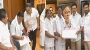 Panneerselvam, Former Tamil Nadu CM and Expelled AIADMK Leader, Joins DMK Ahead of Assembly Elections 2026 (Watch Video)