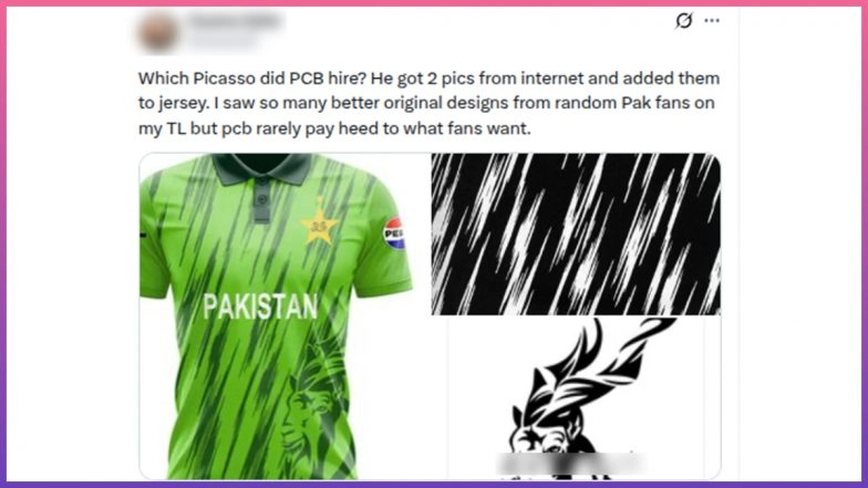 Copy-Paste? Pakistan’s T20 World Cup 2026 Jersey Manufacturer Accused of Downloading Free Images to Design New Kit