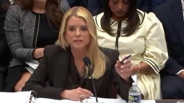 Epstein Files: Pam Bondi Clashes With Democrats As Attorney General Struggles To Turn Page on Jeffrey Epstein Files Furor (Watch Video)