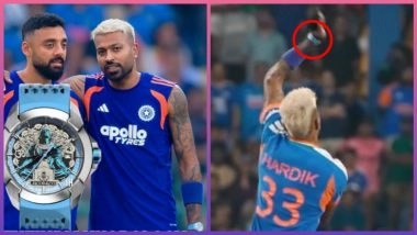 Hardik Pandya Spotted Wearing INR 25 Lakh Jacob & Co Epic X Sport 'Rudhra Edition' Watch During IND vs PAK T20 World Cup 2026 Match