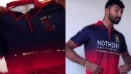RCB Jersey for IPL 2026 Revealed With Nothing As Main Sponsor (Watch Video) RCB Jersey for IPL 2026 Revealed With Nothing As Main Sponsor (Watch Video)