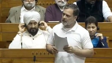 ‘There Was a Border; on the Border, There Were Forces of Some Country’: Rahul Gandhi After Lok Sabha Speaker Om Birla’s Ruling (Watch Videos)