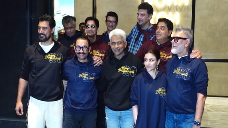 ‘Rang De Basanti’ Reunion: Aamir Khan, Film’s Lead Cast Celebrate for Special Screening As Movie Completes 20 Years