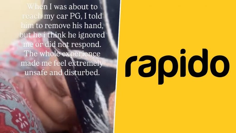 ‘Whole Experience Made Me Feel Extremely Unsafe’: Woman Passenger Claims S*xual Harassment by Rapido Rider, Video Goes Viral