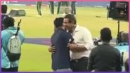 Rohit Sharma Spotted Hugging Wasim Akram Amid BCCI's No Handshake Policy With Pakistan