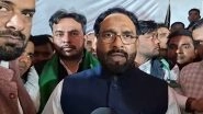 &lsquo;Hum Do, Hamare Do Darjan:&rsquo; AIMIM UP President Shaukat Ali Sparks Controversy With New Slogan on Population in Moradabad (Watch Video)